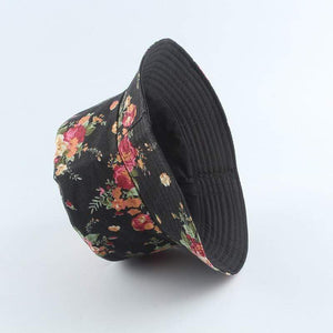 Planet Gates Fashion Summer Coconut Tree Flower Printed Fisherman Caps Panama Bucket Hat Reversible Gorro Pescador Men Women