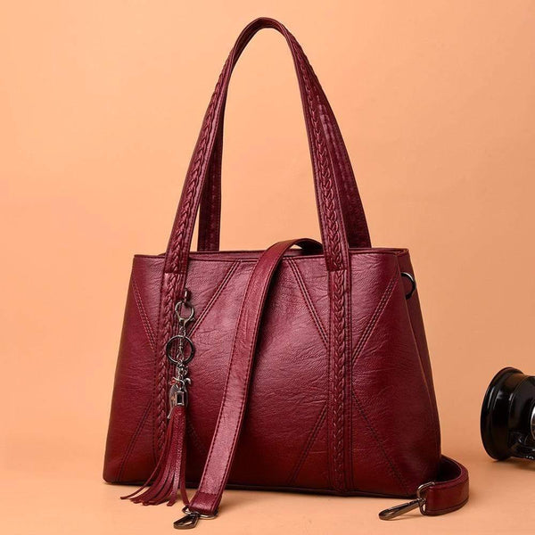 Fashion Tassel Luxury Soft Leather Handbag Women Bag Designer Female Crossbody Bag Shoulder