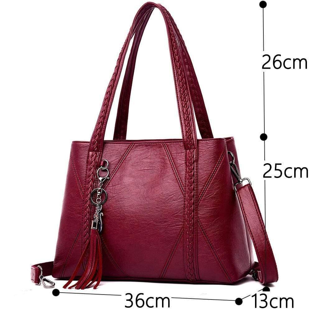 Fashion Tassel Luxury Soft Leather Handbag Women Bag Designer Female Crossbody Bag Shoulder