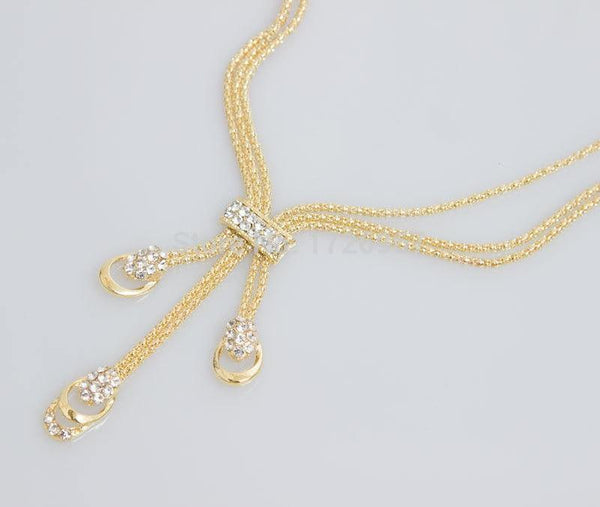 Planet Gates Fashion Trendy Jewelry Set For Women Gold/Silver Plated Beads Collar Necklace Earrings Bracelet Rings Sets