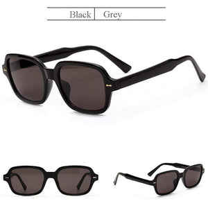 Planet Gates Fashion Unisex Square Sunglasses Men Women Fashion Small Frame Yellow Sunglasses Female Retro Rivet Glasses UV400 O403