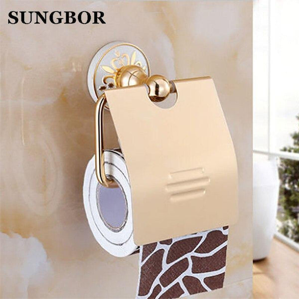 Planet Gates Fashion White Wall Mounter Bath Hardware Sets Paper Towel Holder Rack Bathroom Accessories OYS-0227R