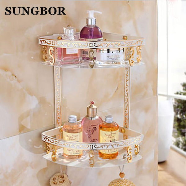 Planet Gates Fashion White Wall Mounter Bath Hardware Sets Paper Towel Holder Rack Bathroom Accessories OYS-0227R