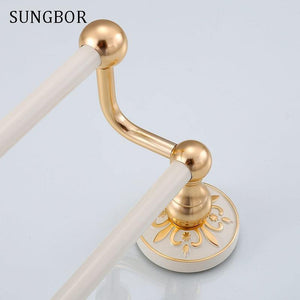 Planet Gates Fashion White Wall Mounter Bath Hardware Sets Paper Towel Holder Rack Bathroom Accessories OYS-0227R