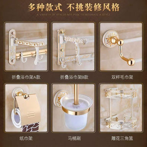 Planet Gates Fashion White Wall Mounter Bath Hardware Sets Paper Towel Holder Rack Bathroom Accessories OYS-0227R