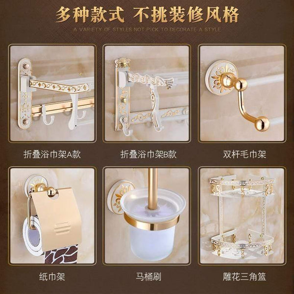 Planet Gates Fashion White Wall Mounter Bath Hardware Sets Paper Towel Holder Rack Bathroom Accessories OYS-0227R