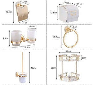 Planet Gates Fashion White Wall Mounter Bath Hardware Sets Paper Towel Holder Rack Bathroom Accessories OYS-0227R