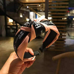 Fashion Wide Side Knot Hairband For Women  Turban Hair Accessories Knot Hair Band High Quality Hair Hoop