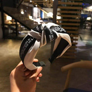 Fashion Wide Side Knot Hairband For Women  Turban Hair Accessories Knot Hair Band High Quality Hair Hoop