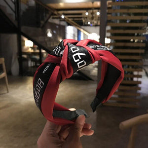 Fashion Wide Side Knot Hairband For Women  Turban Hair Accessories Knot Hair Band High Quality Hair Hoop