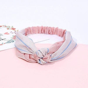 Fashion Women Elegant Soft Headband Vintage Cross Knot Elastic Hair Bands  Solid Girls Hairband Hair Accessories