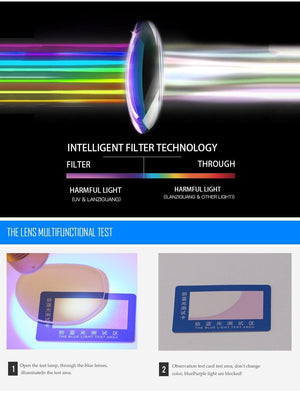 Planet Gates Fashion Women Mens Computer Goggles Retro Metal Blue Light Blocking Glasses Round Gaming Glasses UV400