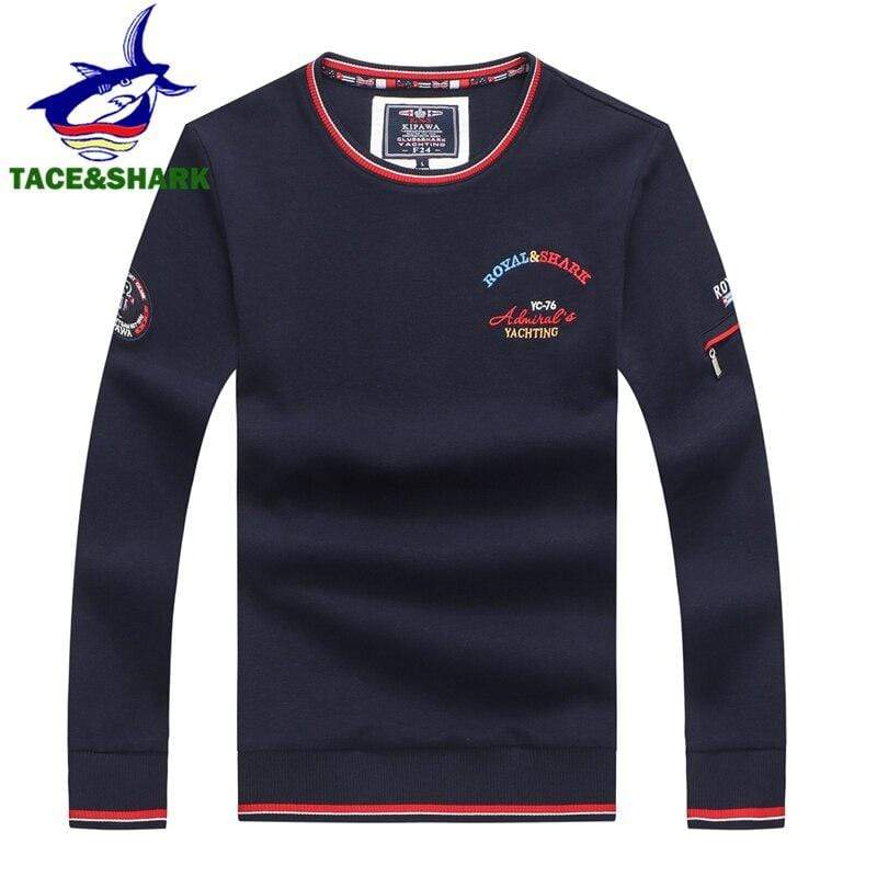 Planet Gates Fashion Yellow Shark Embroidery Sweatshirts Hoodies Business Man Pullovers Hooded Clothing Homme