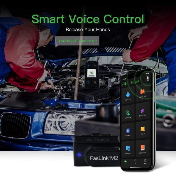 Planet Gates Faslink M2   Bluetooth 4.2  OBD2 Scanner  Check engine Light code Reader Compatible  iPhone iOS and Android