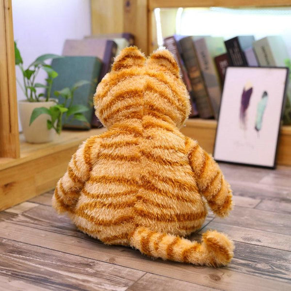 Planet Gates Fat Angry Cat Soft Plush Toy Stuffed Animals Lazy Foolishly Tiger skin Simulation Ugly Cat Plush toy Xmas Gift For Kids Lovers