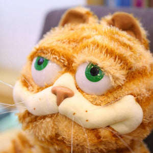 Planet Gates Fat Angry Cat Soft Plush Toy Stuffed Animals Lazy Foolishly Tiger skin Simulation Ugly Cat Plush toy Xmas Gift For Kids Lovers