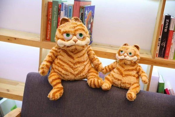 Planet Gates Fat Angry Cat Soft Plush Toy Stuffed Animals Lazy Foolishly Tiger skin Simulation Ugly Cat Plush toy Xmas Gift For Kids Lovers