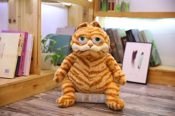 Planet Gates Fat Angry Cat Soft Plush Toy Stuffed Animals Lazy Foolishly Tiger skin Simulation Ugly Cat Plush toy Xmas Gift For Kids Lovers