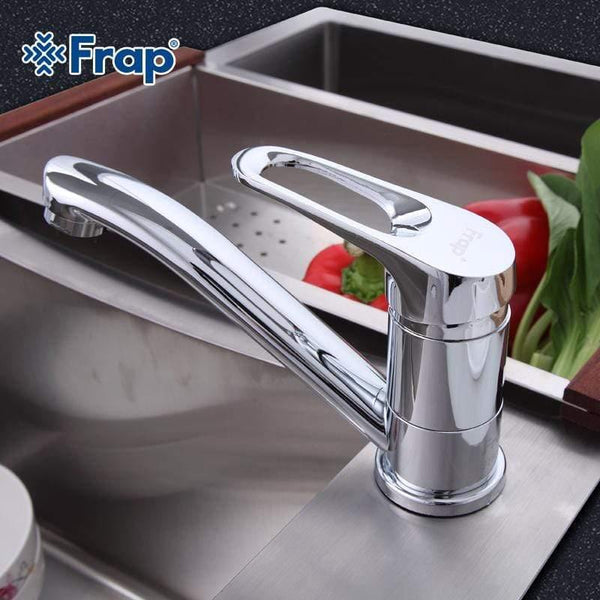 Planet Gates Faucet Kitchen Chrome Finish Deck Mounted Single Handle Hot Cold Water Toilet Furnitures F4513-2