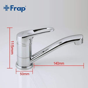 Planet Gates Faucet Kitchen Chrome Finish Deck Mounted Single Handle Hot Cold Water Toilet Furnitures F4513-2