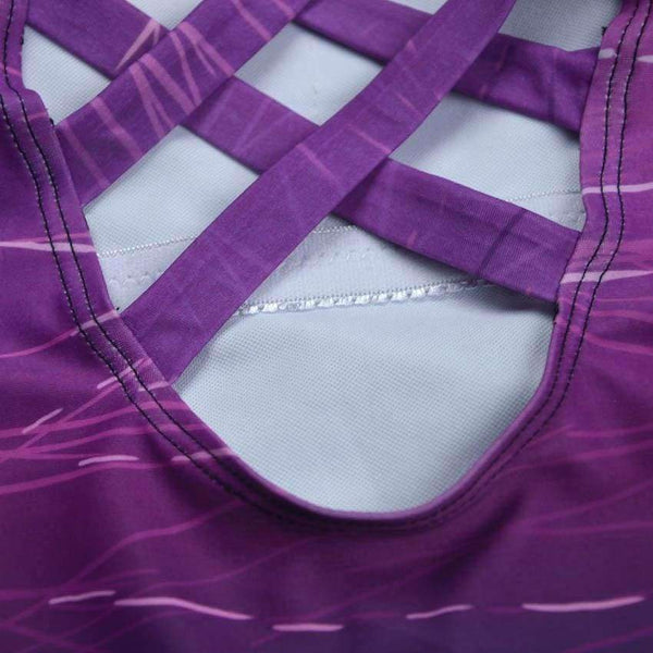 Planet Gates FD-18034-HES / S Women One Piece Bikini Monokini Swimsuit Beach Backless Swimwear BeachWear women sports clothing swimming suit for woman