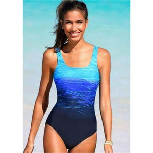 Planet Gates FD-18034-LAN / S Women One Piece Bikini Monokini Swimsuit Beach Backless Swimwear BeachWear women sports clothing swimming suit for woman