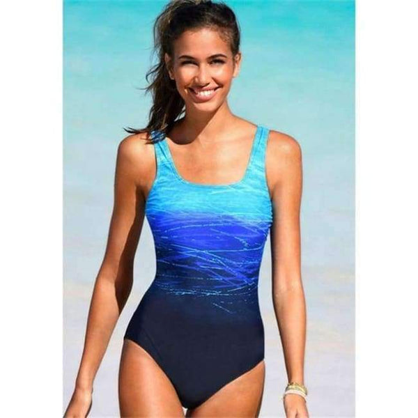 Planet Gates FD-18034-LAN / S Women One Piece Bikini Monokini Swimsuit Beach Backless Swimwear BeachWear women sports clothing swimming suit for woman