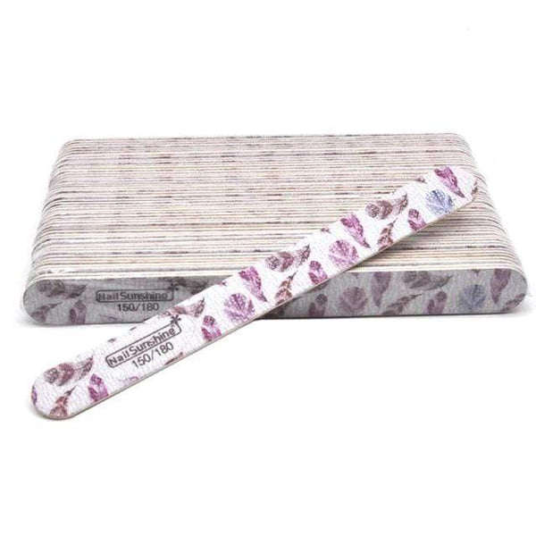 Planet Gates Feather-150-180 50 Pcs/Lot Strong Wooden Nail Files Buffer Emery Board Edge Nails File 100/120/150/180/240 Accessory Salon Pedicure Tools