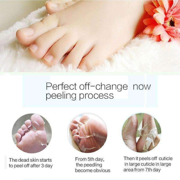 Feet Mask Peeling Socks for Pedicure Exfoliation for Feet Cream Patches Peeling Foot Mask Ant-aging Wrinkle Mask 3Pair