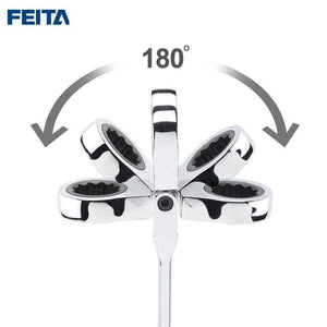 Planet Gates FEITA  8-13mm Wrench Set Torque flexible Open End Bike Spanner Car Repair Hand Tools(1PC & 6PCS/Set)