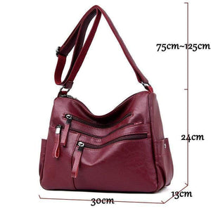 Female Messenger Bag Sac A Main Femme Crossbody Bags For Women Leather Shoulder Bags Vintage Handbags High Quality Ladies Bag