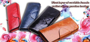 Planet Gates Female Wallets Zipper Genuine Leather Long Design Lovers Men/Women Wallets Mobile phone clutch
