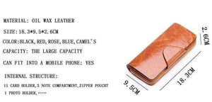 Planet Gates Female Wallets Zipper Genuine Leather Long Design Lovers Men/Women Wallets Mobile phone clutch