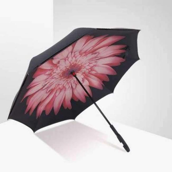 Planet Gates fenjuhua Reverse Folding Double Layer Inverted Umbrella Self Stand rain/sun women/men high quality 2017 Child dropshipping