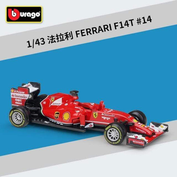 Planet Gates Ferrari F14T NO.14 1:43 Scale RB15 RB16 W10 Motor Racing Diecast Metal Car Model For Collection Friend Gift