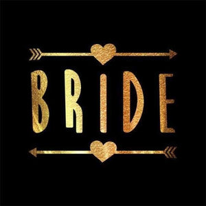 Planet Gates Festive & Party Supplies 1 25Pc Team Bride Temporary Tattoo Bachelorette Hen Party Accessories Bridesmaid Bridal Shower Wedding Decoration Party Supplies,Q