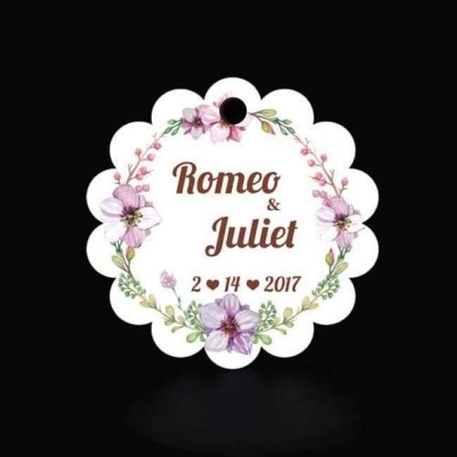 Planet Gates Festive & Party Supplies Custom tag Personalized Hang Gift Tag With Name For Wedding and Bridal Shower or Baby Shower Favor