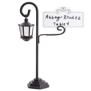 Planet Gates Festive & Party Supplies 10pcs/set European style street lamp seat clip table place card holder wedding birthday party decoration festival supplies