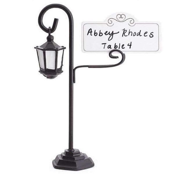 Planet Gates Festive & Party Supplies 10pcs/set European style street lamp seat clip table place card holder wedding birthday party decoration festival supplies