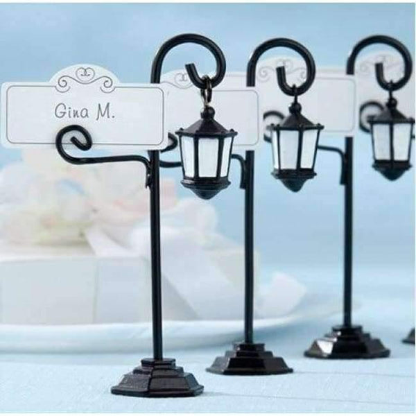 Planet Gates Festive & Party Supplies 10pcs/set European style street lamp seat clip table place card holder wedding birthday party decoration festival supplies