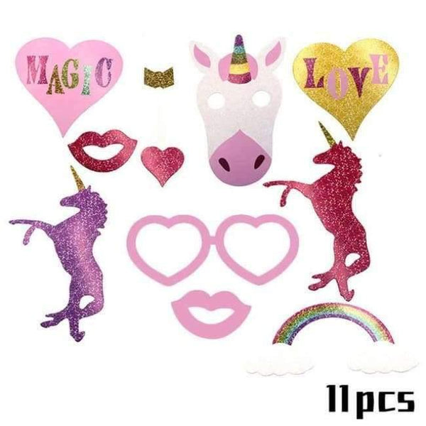 Planet Gates Festive & Party Supplies 11pcs Photo Props Unicorn Theme Party Tablecloths Kids Birthday Party Supplies Table Cover Birthday Party Decoration Supplies 100x180cm