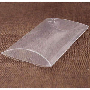 Planet Gates Festive & Party Supplies 12.5*8*2cm Clear PVC Pillow Box Wedding Favor Bridal Candy Gift packaging Boxes Party Supplies souvenir Boxes 50pcs per lot