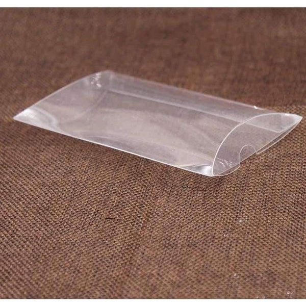 Planet Gates Festive & Party Supplies 12.5*8*2cm Clear PVC Pillow Box Wedding Favor Bridal Candy Gift packaging Boxes Party Supplies souvenir Boxes 50pcs per lot