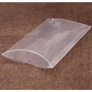 Planet Gates Festive & Party Supplies 12.5*8*2cm Clear PVC Pillow Box Wedding Favor Bridal Candy Gift packaging Boxes Party Supplies souvenir Boxes 50pcs per lot