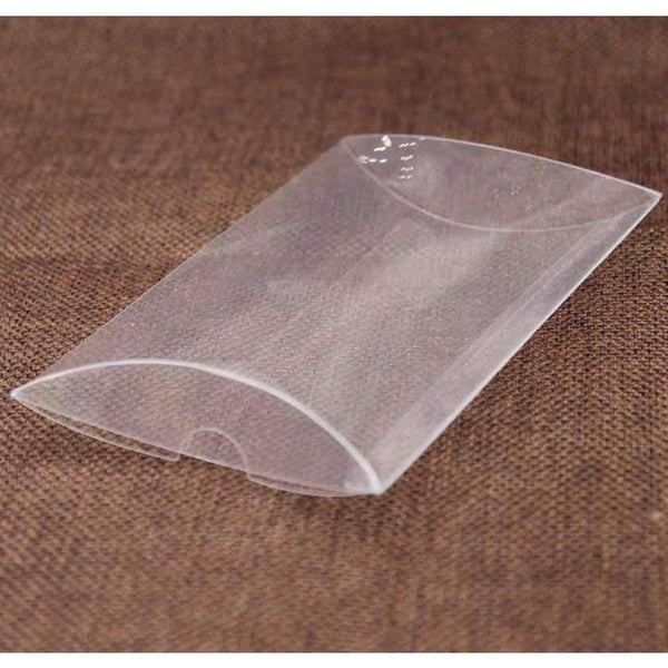 Planet Gates Festive & Party Supplies 12.5*8*2cm Clear PVC Pillow Box Wedding Favor Bridal Candy Gift packaging Boxes Party Supplies souvenir Boxes 50pcs per lot