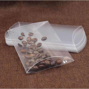 Planet Gates Festive & Party Supplies 12.5*8*2cm Clear PVC Pillow Box Wedding Favor Bridal Candy Gift packaging Boxes Party Supplies souvenir Boxes 50pcs per lot
