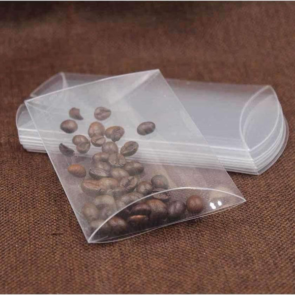Planet Gates Festive & Party Supplies 12.5*8*2cm Clear PVC Pillow Box Wedding Favor Bridal Candy Gift packaging Boxes Party Supplies souvenir Boxes 50pcs per lot
