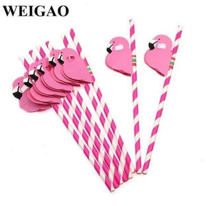 Planet Gates Festive & Party Supplies 12Pcs Straws Summer Flamingo Hawaii Party Decoration Kids Happy Birthday Party Foil Balloons Tableware Cup Bachelorette Party Supplies