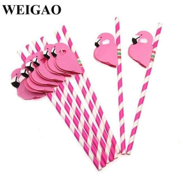 Planet Gates Festive & Party Supplies 12Pcs Straws Summer Flamingo Hawaii Party Decoration Kids Happy Birthday Party Foil Balloons Tableware Cup Bachelorette Party Supplies