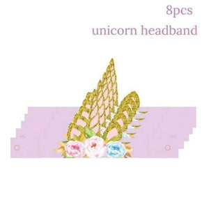 Planet Gates Festive & Party Supplies 14 Birthdays Unicorn Party Photo Booth Props/Banner/Cups/Topper Birthday Party Decoration Kids Baby Shower Eenhoorn Party Supplies